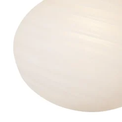 QAZQA Schlafzimmerlampen|Küchenlampen*Art-Deco-Hängelampe Gold mit Opalglas 9-flammig - Yani