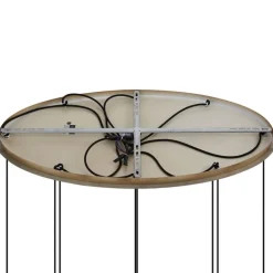 QAZQA Schlafzimmerlampen|Küchenlampen*Art-Deco-Hängelampe Gold mit Opalglas 9-flammig - Yani