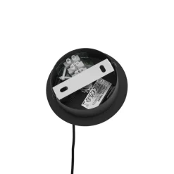 QAZQA Pendelleuchten|Wohnzimmerlampen*Art-Deco-Hängelampe schwarz mit Rauchglas - Vidro