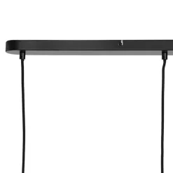 QAZQA Pendelleuchten|Wohnzimmerlampen*Art-Deco-Hängelampe schwarz mit Rauchglas rechteckig 4-flammig - Bao