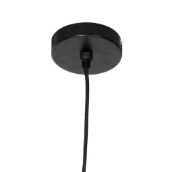 QAZQA Pendelleuchten|Wohnzimmerlampen*Art-Deco-Hängeleuchte Gold mit Schwarz - Maro