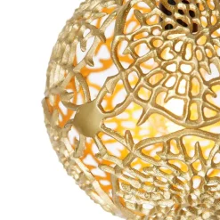 QAZQA Pendelleuchten|Wohnzimmerlampen*Art-Deco-Hängeleuchte Gold mit Schwarz - Maro