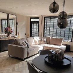 QAZQA Pendelleuchten|Wohnzimmerlampen*Art-Deco-Pendelleuchte schwarz mit Rauchglas 3-flammig - Pallon