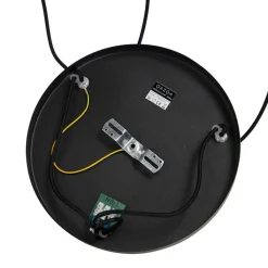 QAZQA Pendelleuchten|Wohnzimmerlampen*Art-Deco-Pendelleuchte schwarz mit Rauchglas 3-flammig - Pallon