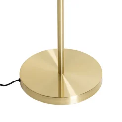 QAZQA Stehlampen|Wohnzimmerlampen*Art-Deco-Stehlampe Gold mit Glas 3-flammig - Ayesha