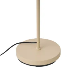 QAZQA Wohnzimmerlampen|Stehlampen*Art-Deco-Stehleuchte Beige mit weißen Federn - Peahen