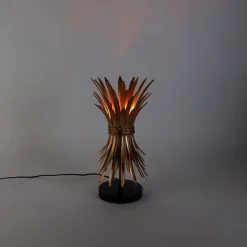 QAZQA Tischlampen|Wohnzimmerlampen*Art-Deco-Tischlampe Gold - Wesley