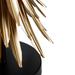 QAZQA Tischlampen|Wohnzimmerlampen*Art-Deco-Tischlampe Gold - Wesley