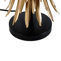 QAZQA Tischlampen|Wohnzimmerlampen*Art-Deco-Tischlampe Gold - Wesley