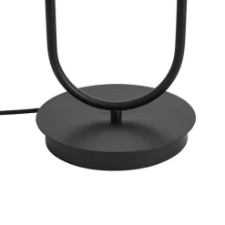 QAZQA Tischlampen|Wohnzimmerlampen*Art-Deco-Tischleuchte schwarz 2-flammig - Tuning