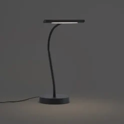 QAZQA Led-Tischleuchten|Tischlampen*Art-Deco-Tischleuchte Schwarz inkl. LED - Tableau