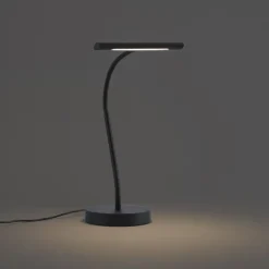 QAZQA Led-Tischleuchten|Tischlampen*Art-Deco-Tischleuchte Schwarz inkl. LED - Tableau