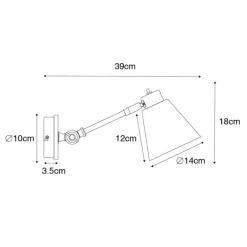 QAZQA Wandleuchten|Wohnzimmerlampen*Art-Deco-Wandleuchte aus Bronze mit Marmor und bernsteinfarbenem Glas – Nina
