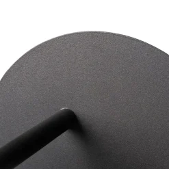 QAZQA Wandleuchten|Wohnzimmerlampen*Art-Deco-Wandleuchte schwarz und Rauchglas - Flore