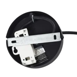 QAZQA Gartenbeleuchtung|Pendelleuchten Außen*Außenhängeleuchte schwarz mit beigefarbenem Seilschirm IP44 - Cava Jayla