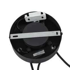 QAZQA Pendelleuchten Außen|Gartenbeleuchtung*Außen-Hängeleuchte schwarz mit mehrfarbigen Seilschirmen 3-flammig IP44 - Cava Jayla