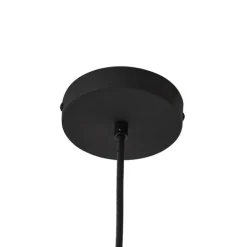 QAZQA Pendelleuchten Außen|Gartenbeleuchtung*Außenhängeleuchte schwarz mit grünem Seilschirm IP44 - Cava Jayla