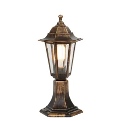 QAZQA Gartenbeleuchtung|Stehlampen Außen*Außenlampe Antik Messing IP44 - New Haven