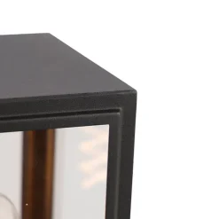 QAZQA Gartenbeleuchtung|Laternen Außen*Außenlampenmast grau 50 cm IP44 - Sutton