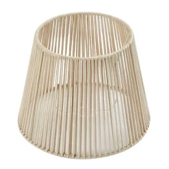 QAZQA Gartenbeleuchtung|Lampenschirme*Außenlampenschirm mit beigem Seil IP54 40/28/30 - Jayla