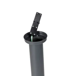 QAZQA Stehlampen Außen|Gartenbeleuchtung*Außenlaterne anthrazit 80 cm IP44 - Rox