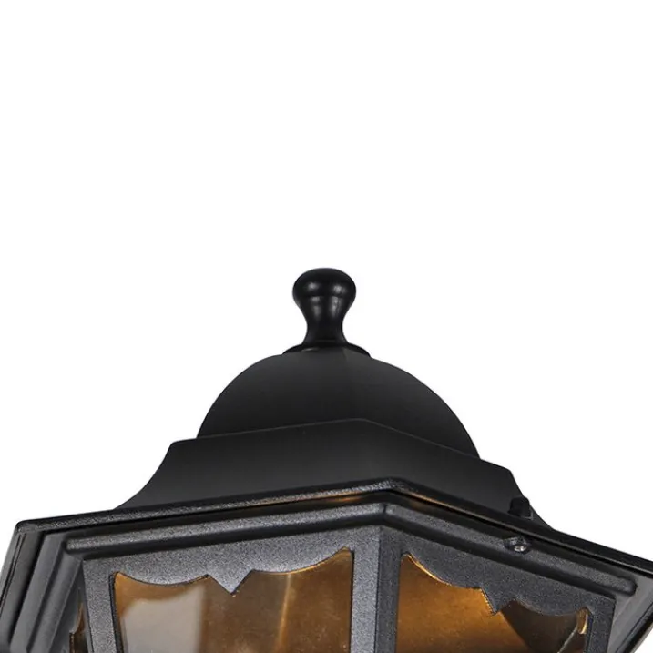 QAZQA Gartenbeleuchtung|Laternen Außen*Außenlaterne schwarz 220 cm 2-flammig IP44 - Havanna