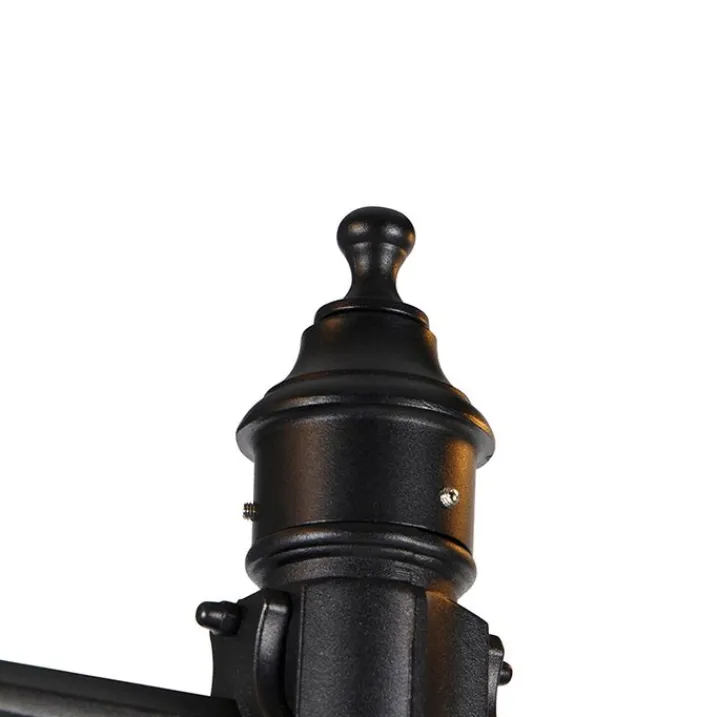 QAZQA Gartenbeleuchtung|Laternen Außen*Außenlaterne schwarz 220 cm 2-flammig IP44 - Havanna