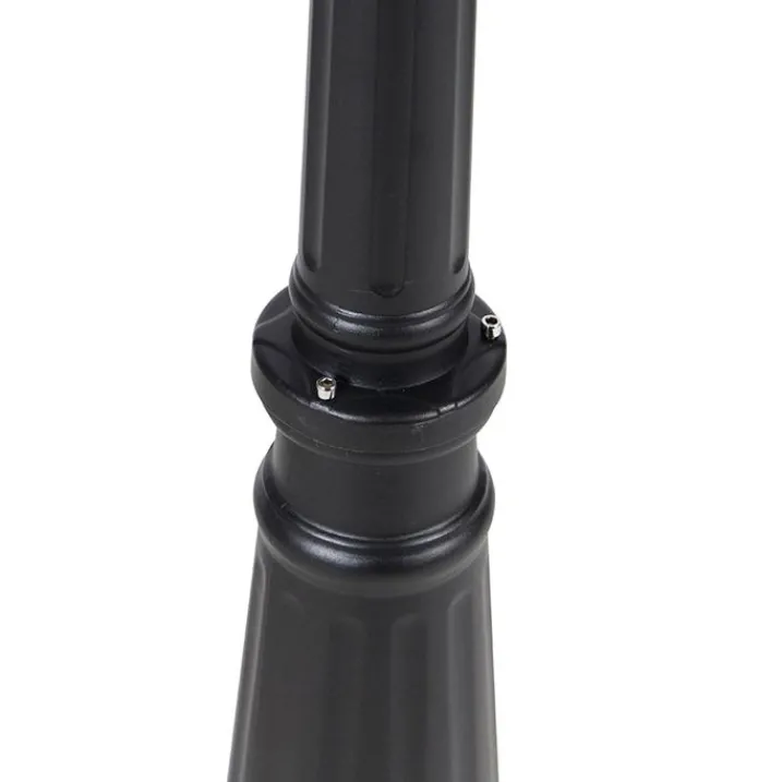 QAZQA Gartenbeleuchtung|Laternen Außen*Außenlaterne schwarz 220 cm 2-flammig IP44 - Havanna