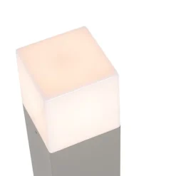 QAZQA Stehlampen Außen|Gartenbeleuchtung*Außenleuchte 50 cm grau mit Erdungsstift und Kabelmuffe - Dänemark