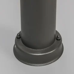 QAZQA Stehlampen Außen|Gartenbeleuchtung*Außenleuchte anthrazit 45 cm IP44 - Rox mit Erdspieß und Kabelmuffe