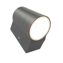 QAZQA Gartenbeleuchtung|Led-Außenleuchten*Außenleuchte Anthrazit mit Hell-Dunkel-Sensor inkl. LED - Uma