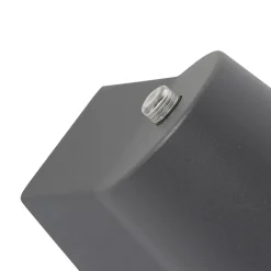 QAZQA Gartenbeleuchtung|Led-Außenleuchten*Außenleuchte Anthrazit mit Hell-Dunkel-Sensor inkl. LED - Uma