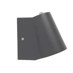 QAZQA Gartenbeleuchtung|Led-Außenleuchten*Außenleuchte Anthrazit mit Hell-Dunkel-Sensor inkl. LED - Uma