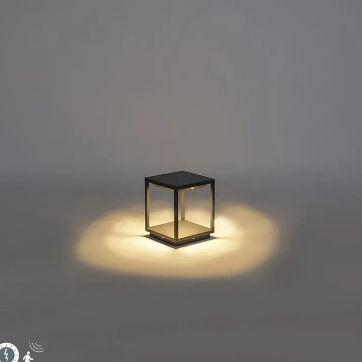 QAZQA Gartenbeleuchtung|Led-Außenleuchten*Außenleuchte inkl. Solar, Bewegungsmelder und Dämmerungsschalter - Volendam