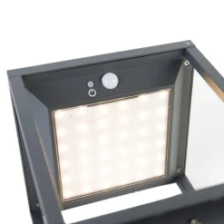 QAZQA Gartenbeleuchtung|Led-Außenleuchten*Außenleuchte inkl. Solar, Bewegungsmelder und Dämmerungsschalter - Volendam