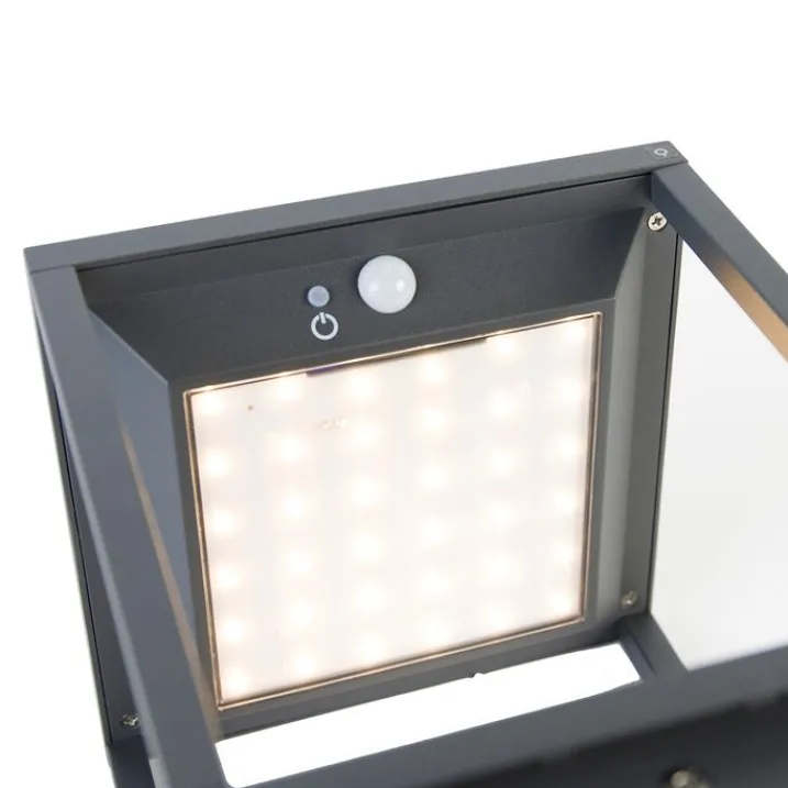 QAZQA Gartenbeleuchtung|Led-Außenleuchten*Außenleuchte inkl. Solar, Bewegungsmelder und Dämmerungsschalter - Volendam