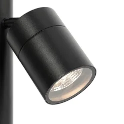 QAZQA Gartenbeleuchtung|Stehlampen Außen*Außenleuchte schwarz 45 cm AR70 verstellbar IP44 - Solo