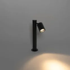 QAZQA Gartenbeleuchtung|Stehlampen Außen*Außenleuchte schwarz 45 cm AR70 verstellbar IP44 - Solo