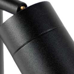 QAZQA Gartenbeleuchtung|Stehlampen Außen*Außenleuchte schwarz 45 cm einstellbar IP44 - Solo