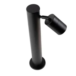 QAZQA Stehlampen Außen|Gartenbeleuchtung*Außenleuchte schwarz 45 cm einstellbar IP44 - Solo