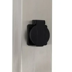 QAZQA Gartenbeleuchtung|Stehlampen Außen*Außenleuchte Stahl 80 cm mit Fassung IP44 - Malios