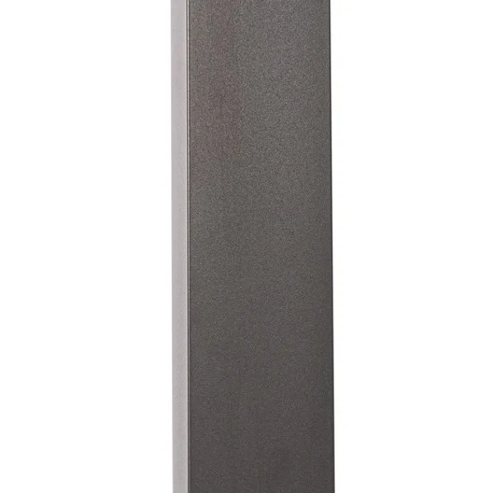 QAZQA Gartenbeleuchtung|Led-Außenleuchten*Außenpfosten dunkelgrau 80 cm inkl. LED und Abblendlicht auf Solar - Sunnie