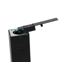 QAZQA Stehlampen Außen|Gartenbeleuchtung*Außenpfosten schwarzes Opalglas 70 cm Erdungsstift und Kabeltülle - Dänemark