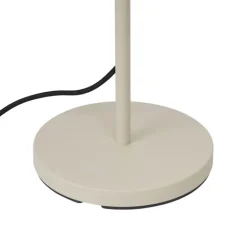 QAZQA Gartenbeleuchtung|Stehlampen Außen*Außenstehleuchte beige mit weißem Schirm IP65 - Virginia