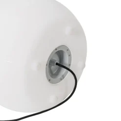 QAZQA Gartenbeleuchtung|Stehlampen Außen*Außenstehleuchte Blumentopf weiß IP44 - Blumentopf