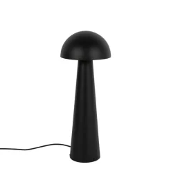 QAZQA Gartenbeleuchtung|Stehlampen Außen*Außenstehleuchte schwarz 65 cm - Pilz