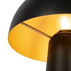 QAZQA Gartenbeleuchtung|Stehlampen Außen*Außenstehleuchte schwarz 65 cm - Pilz