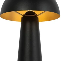 QAZQA Gartenbeleuchtung|Stehlampen Außen*Außenstehleuchte schwarz 65 cm - Pilz