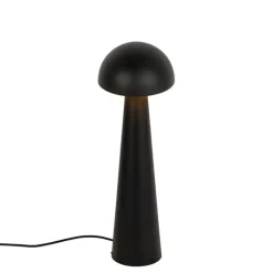 QAZQA Gartenbeleuchtung|Stehlampen Außen*Außenstehleuchte schwarz 65 cm - Pilz