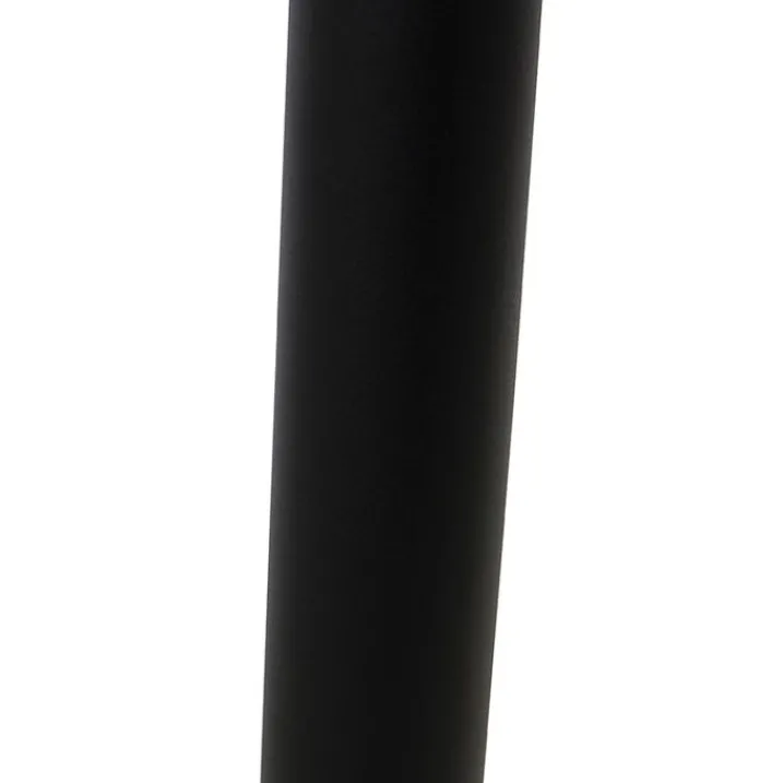 QAZQA Gartenbeleuchtung|Laternen Außen*Außenstehleuchte schwarz mit klarer Kugel 100 cm IP44 - Sfera